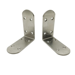 Matériel de meubles en forme de L en tôle étagère en acier inoxydable support d'<span class=keywords><strong>angle</strong></span> à 90 degrés - Product Image 4