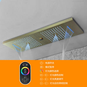 Ceiling-Mounted Rainfall Waterfall Shower Set Concealed Stainless Steel System for Shower Rooms - Product Image 6