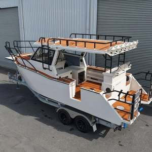 Bateau de pêche et de plongée de luxe en aluminium Gospel Boat Sea King Boss 770Max, moteur hors-bord professionnel, cabine de luxe, 300-400 CV - Product Image 6
