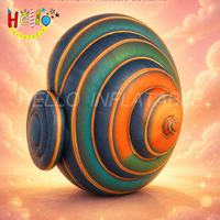 Costume de coquille d'escargot gonflable géant portable pour défilé de carnaval, accessoire de performance, usage commercial extérieur