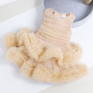 Robe de princesse royale haut de gamme pour bébés filles, idéale pour les fêtes d'anniversaire, prix d'usine - Product Image 1