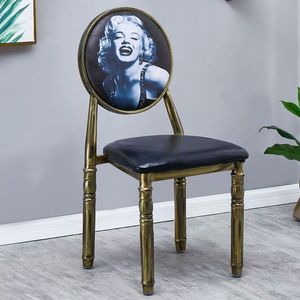 K Nail salon <b>chair</b> with a vintage backrest <b>makeup</b> <b>chair</b> American dining <b>chair</b> hotel <b>chair</b> casual <b>chair</b> - Product Image 4