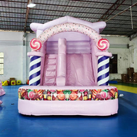 Vente directe d'usine château de bonbons gonflable bonbons toboggan gonflable candyland maison de rebond