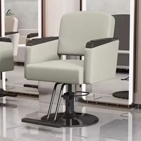 Chaise de coiffure pour salon de beauté, chaise pivotante hydraulique réglable pour coiffure et maquillage