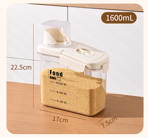 2500ml Japanese-style <strong>Kitchen</strong> Household sealed Four-<strong>snap</strong>-on Insect-proof Multi Grain Jar - Product Image 3