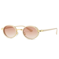 Twooo 9512 UV400 nuances nouvelle mode Mini cadre ovale femmes lunettes de soleil 2024