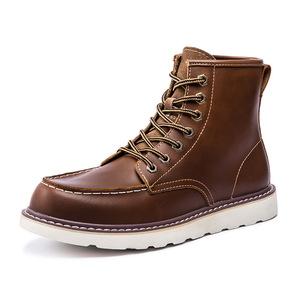 Fashion Hiking Shoes Outdoor <strong>Boots</strong> Men's Large Vintage Work <strong>Clothes</strong> Shoes - Product Image 1