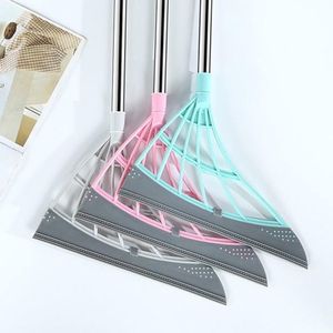 Vente en gros d'usine de <span class=keywords><strong>balai</strong></span> magique en silicone humide et sec combinaison de raclage et de balayage d'<span class=keywords><strong>eau</strong></span> de toilette domestique avec style à la main - Product Image 2