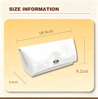 Étui à lunettes en PU souple personnalisable en gros, design rectangulaire tendance pour lunettes de soleil, avec LOGO