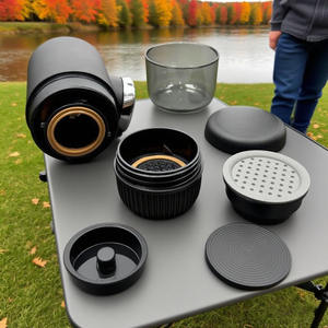 Máquina de café Espresso portátil para exteriores, Mini cafetera Espresso de viaje Manual para acampar, taza Stanley para MinipressoNS2 - Product Image 5