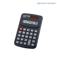 Mini calculatrice de bureau scientifique à 8 chiffres avec boutons sensibles, double solaire et batterie, fonctions standard pour le bureau, l'école