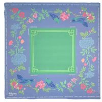Tapis de Mahjong Bohème Floral de Luxe avec Marqueurs de Direction pour 2/4 Joueurs, Antidérapant en Caoutchouc Naturel Écologique, pour Jeu de Mahjong à l'Eau