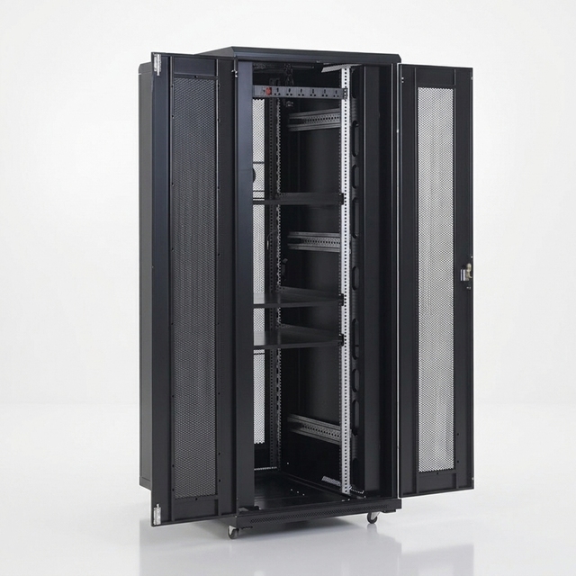 High Quality and Durable 18U 42U IP30 Removable Assembly Network Telecom Server Rack Cabinet for Indoor Use