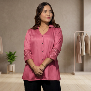 Camisa Clásica de Algodón para Mujer, Corte Regular, Manga Larga, para el Trabajo y Uso Diario, Compre Directamente del Proveedor - Product Image 2