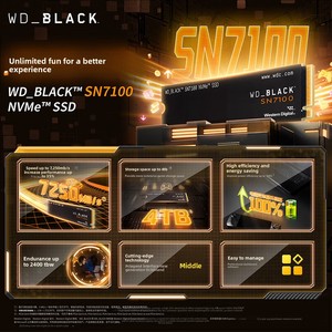 Untuk SSD Desktop Internal PCIe 4.0 X4 Black SN7100 2TB M2 - Product Image 5