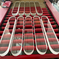 Vidrio Templado Transparente con Borde Pulido, Certificado CE, Corte Personalizado, para Ventanas y Puertas de Edificios Industriales