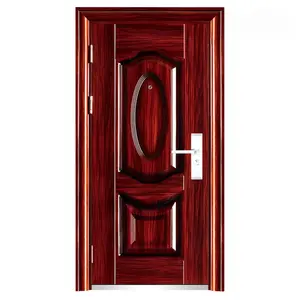 Modern Stainless Reinforced Exterior Steel Metal Door Others Fancy Safety Security Doors Cheap Price