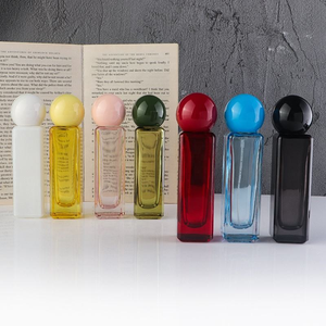 ขวดน้ำหอมแก้วทรงสี่เหลี่ยมใส ดีไซน์ใหม่ ขนาด 30 มล. 50 มล. แบบหนา รีฟิลได้ พร้อมฝาเกลียวปิดสนิท - Product Image 2