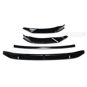 4Pcs Carbon Fiber Look / Black <b>Car</b> Front Bumper Splitter Lip Spoiler <b>Diffuser</b> Cover Protector <b>for</b> VW Passat Variant B8 2017-2018 - Product Image 4