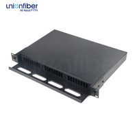 Panneau de brassage à fibres optiques coulissant 24 ports SC OM3 Duplex 48F pour système de communication FTTH
