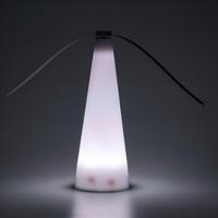 Ventilateur anti-mouches avec lumière d'ambiance 2 en 1, ventilateur de table portable pour éloigner les mouches