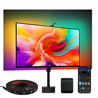Tira de Luz LED Inteligente para TV y PC de 5 Metros, con USB, Sincronización con Pantalla Tuya, Luz Ambiental, Cámara, SMD5050 RGBIC, Regulable
