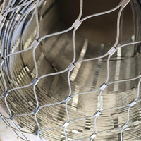 Filet de sécurité en treillis métallique en acier inoxydable de haute qualité, durable et flexible, pour clôture de zoo, volière et applications architecturales