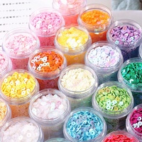 Paillettes rondes de 2 mm, 3 mm, 4 mm, 5 mm, 6 mm, plusieurs tailles, couleurs nouvelles, paillettes brillantes, accessoires de bricolage, vente en gros d'usine