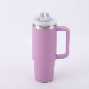 Gobelet de voyage isotherme 30oz H2.0 avec poignée, couvercle, paille et base antidérapante, conception personnalisée ODM - Product Image 6