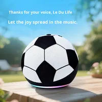 Speaker Bentuk Bola Sepak Baru untuk 5.3 Speaker, Lampu RGB, Radio FM TWS, Baterai 1000-2000mAh, Mini Portabel Outdoor ABS