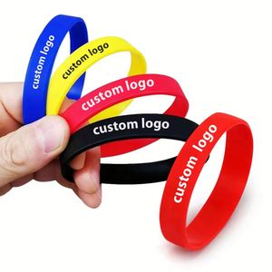 Pulseras Promocionales Personalizadas de Silicona, Pulsera Deportiva para Adultos para Eventos, Sublimación con Logotipo - Product Image 2