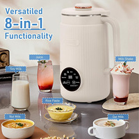 Machine à lait de soja numérique multifonctionnelle, automatique et autonettoyante, pour lait de noix, soupes et jus, mixeur domestique pour le petit-déjeuner