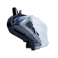 Faro Delantero LED Negro de Alto Rendimiento Yongjin para Motocicleta con Luz Alta/Baja y Señal de Giro para Kawasaki X 300