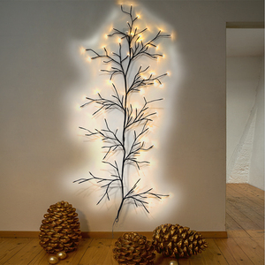 Warm White LED Lighted Twine <strong>Twig</strong> Branch <strong>Lights</strong> <strong>with</strong> 100pcs LEDs 8 Functions Dimmable Remote for Holiday Decoration - Product Image 2