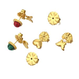 Acero inoxidable hipoalergénico pendiente <span class=keywords><strong>levantador</strong></span> <span class=keywords><strong>de</strong></span> espaldas accesorios para pesado reemplazo pendiente joyería haciendo - Product Image 1