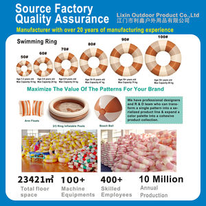 Tubo da Nuoto Ecologico in PVC Multi-Misura, Ciambella Gonfiabile a Forma di Sirena o Anguria per Piscina, Anello Galleggiante per Bambini - Product Image 6