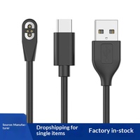 Kabel Pengisi Daya untuk SHOKZ OpenSwim Pro S710 Desain Magnetik dengan Transfer Data