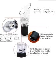 Ensemble cadeau ouvre-bouteille en alliage de zinc avec coupe-capsule, bouchon verseur et tire-bouchon spirale supplémentaire, dans une élégante boîte en bois