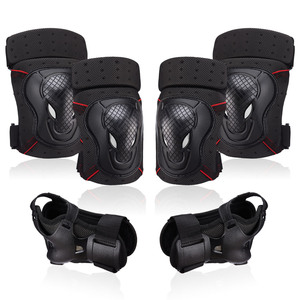 Adulto Skate Protective Gear Set Joelho Espessado Almofadas Cotovelo Almofadas Mão Wrist Guards para Patinação Patinação - Product Image 3