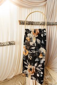 Noir Bloom Vente en gros Noix de cajou impression modale Jacquard cachemire Offre Spéciale mode musulman Hijab pour femmes laine avec glands écharpes - Product Image 2