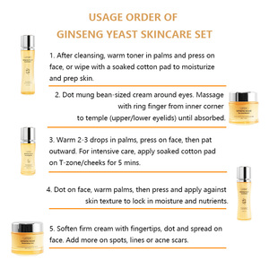 Set Perawatan Kulit Pengobatan Jerawat Grosir Logo Kustom Serum Wajah Ginseng Alami untuk Pengobatan Jerawat dan Pengencangan - Product Image 5