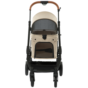 Vente directe d'usine kaki chariot pour animaux de compagnie poussette de <span class=keywords><strong>chien</strong></span> de luxe pour <span class=keywords><strong>chien</strong></span> moyen - Product Image 5