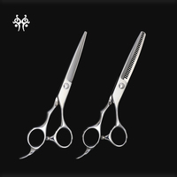 Yijiang professionnel japon 440C acier coupe de cheveux ciseaux amincissement Kit Salon barbier cisailles coiffeur ciseaux ensemble