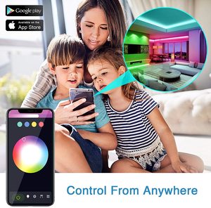 <b>RGB</b> 24V 5050 30m DayBetter App <b>Control</b> Work with Alexa and Google Color Changing Smart Led Strip Lights - Product Image 3