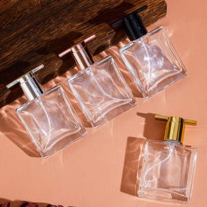 30ml xách tay thông minh du lịch chai nước hoa thủy tinh với bơm phun kích thước nhỏ phẳng dễ thương phun thủy tinh cho nước hoa của phụ nữ - Product Image 2