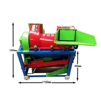 Machine à battre multifonctionnelle pour céréales : maïs, sorgho, millet, soja, blé, riz, haricots