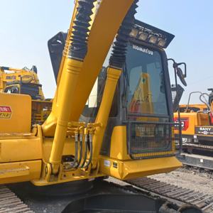 Excavadora de cadenas usada Komatsu PC130 de tamaño mediano, modelo 2021-2023, 13 toneladas, bajo consumo de combustible, motor incluido. - Product Image 2