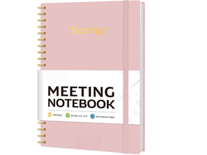 Meeting Notebook for Work Organization - Work <strong>Planner</strong> Notebook, Agenda <strong>Planner</strong> for Note Taking, <strong>Project</strong> Organizer - Product Image 2