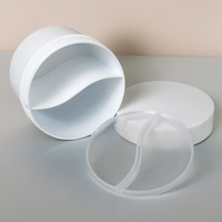 Nouveau bocal cosmétique à double chambre 150g + 150g pot en plastique avec couvercle 2 en 1 300g crème cosmétique pour le visage sérum pour les yeux masque à lèvres pot de gommage