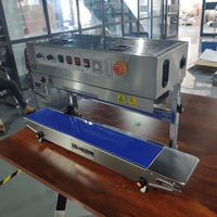 Machine à sceller à l'azote en acier inoxydable pour sacs en plastique chips de pomme de terre nourriture soufflée